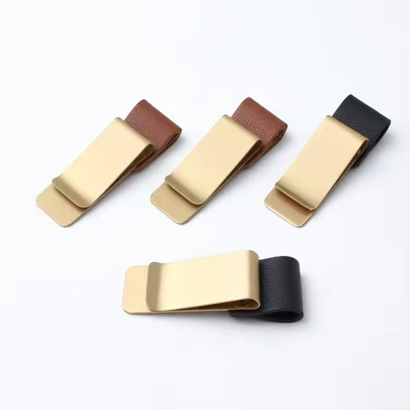 Traveler Notebook Pen Holder Retro Metal Leather Pen Clip Stainless Steel For Travel Notebook Diary Office Stationery Supplies