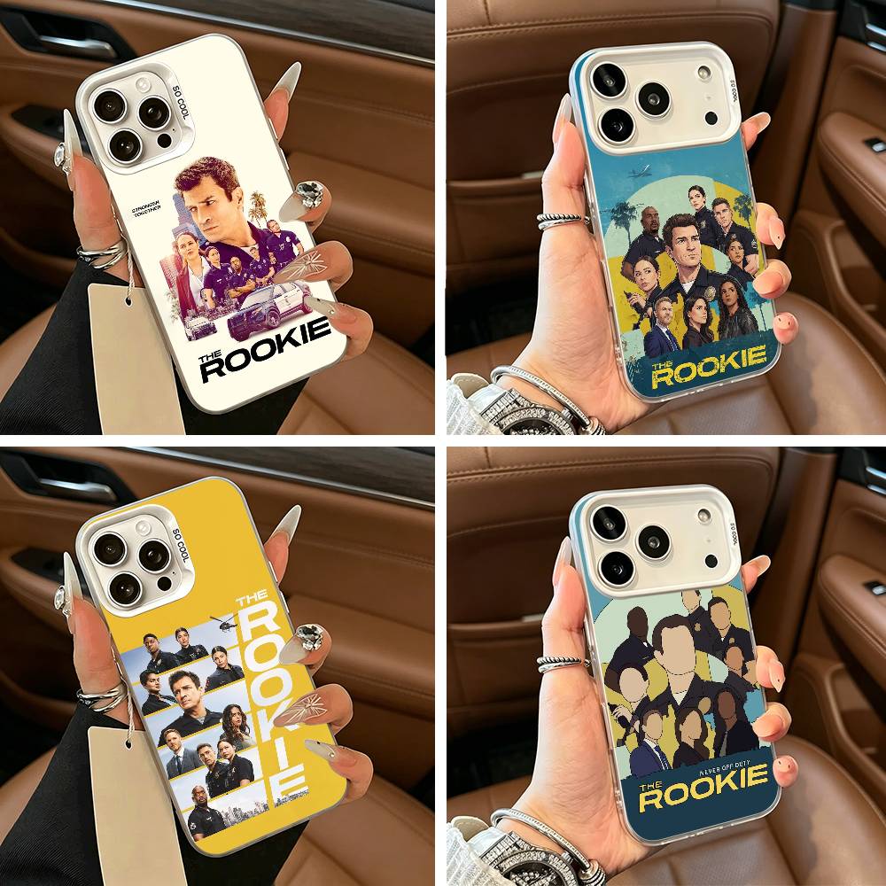 TV -The R-rookie Phone Case For iPhone 11 12 13 14 15 16Pro Max Plus white Sliver Phone Cover