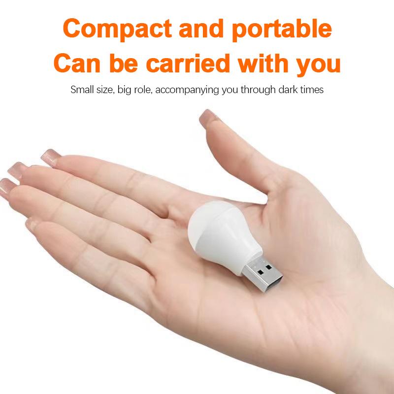 1-5 Stück LED Nachtlicht Mini USB Licht Schlafzimmer Nachttisch Babyzimmer Dimmbare Nachtfütterungslampe USB Tragbare Beleuchtungskörper