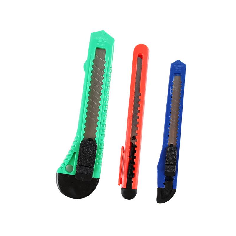 Compact Office Stationery Knife - Manual Paper Cutter for Carton Opening