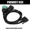 DB15 Male Connector Test Cable For J1939 9 Pin To J1708 Truck Diagnostic Adapter Cable 402048 Replacement