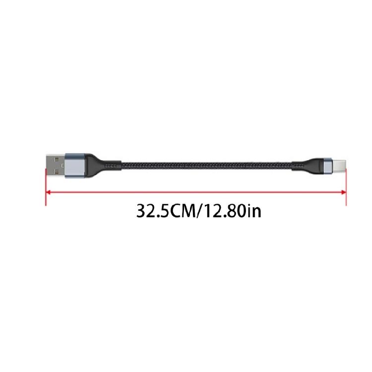 60W Short Type C To USB C+USB Cable Fast Charging Cable For Mobile Phone Power Case Wire USB Type C Cable Accessories