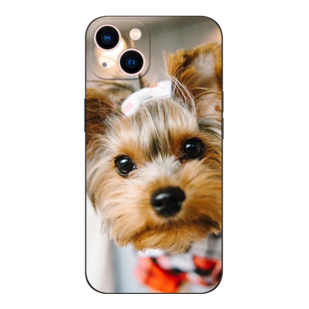 Black Tpu Case For Realme 2 3 3i 5i 5s 6s 7i 6 7 8 8i pro 4g 5g cover Yorkshire Terrier Dog