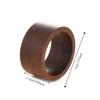 3PCS Fashion Napkin Buckle Versatile Table Napkin Holder Creative Wooden Napkin Rings  Party