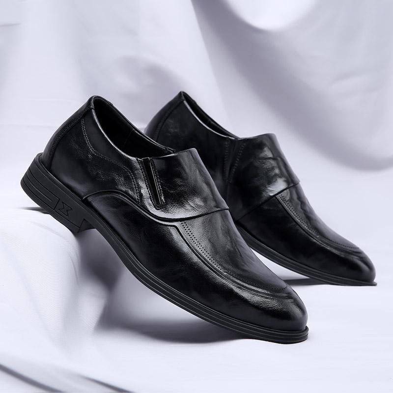 Luxury Brand Men's Formal Shoes High Quality Leather Dress Shoes Designer Casual Shoes for Men Business Loafers Wedding Mocassin
