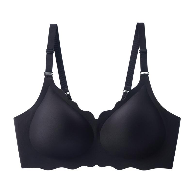 Women Plus Size Seamless Full Cup Soft Support Gather Anti Sag Bra