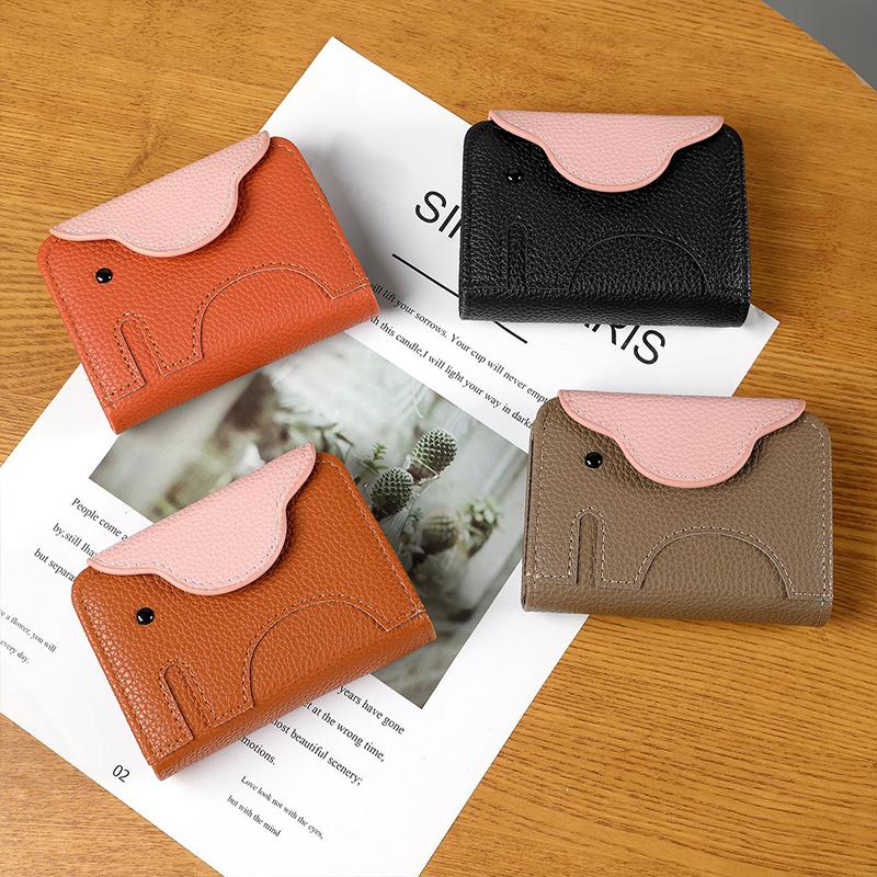 Mini Elephant Coin Purse Soft Pu Coin Keychain Wallet Storage Bag Cute Coin Purse For Women