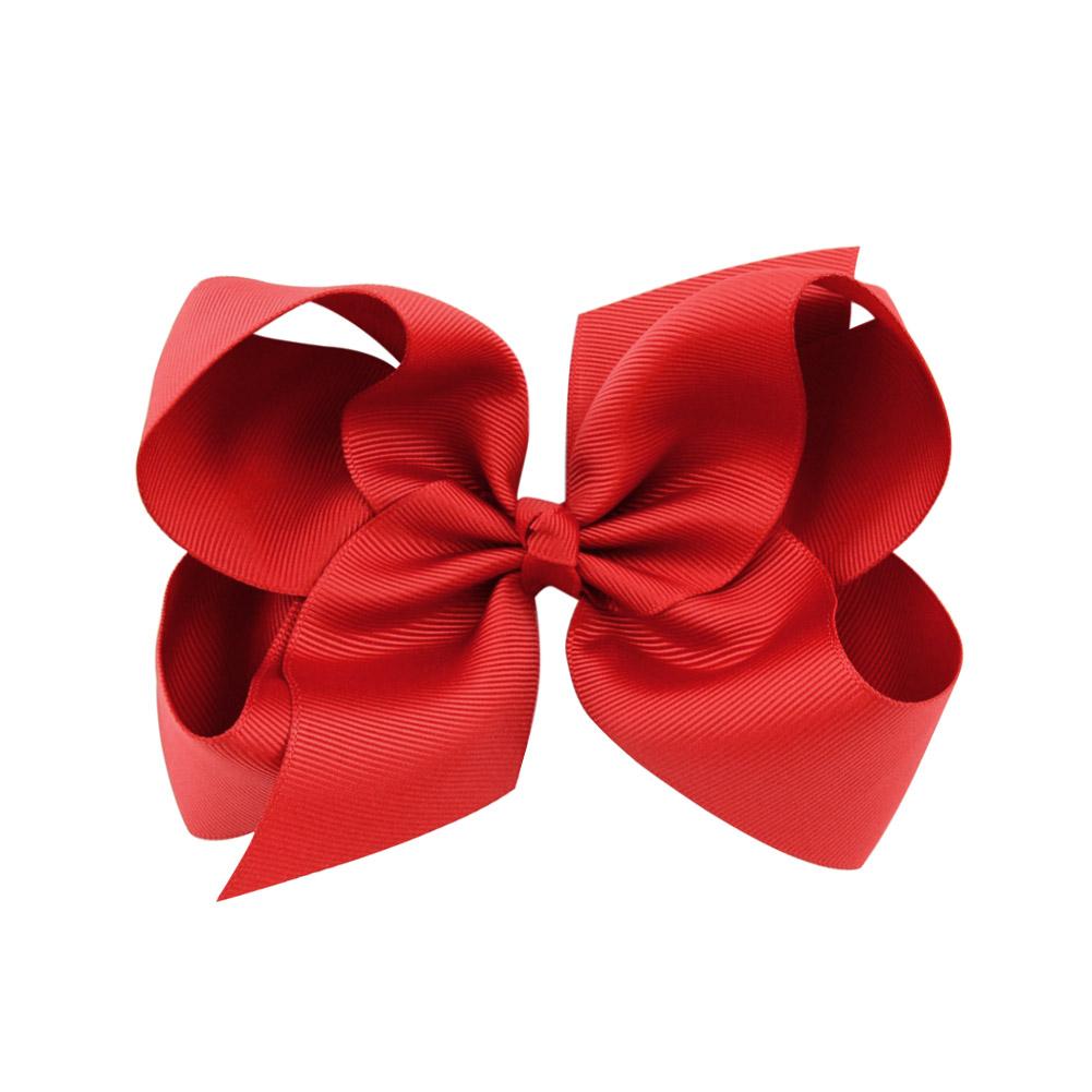 1Pc 40Colors 6'' Solid Colors Grosgrain Ribbon Hair Clips For Cute Girls Large Hairpins Boutique Barrettes Kids Hair Accessories