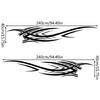 Universal Body Sticker Car Styling Stick Car Vinyl Stickers Car Decals 3-color