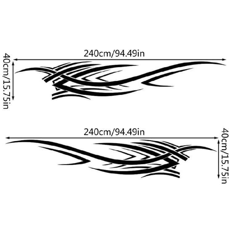 Universal Body Sticker Car Styling Stick Car Vinyl Stickers Car Decals 3-color