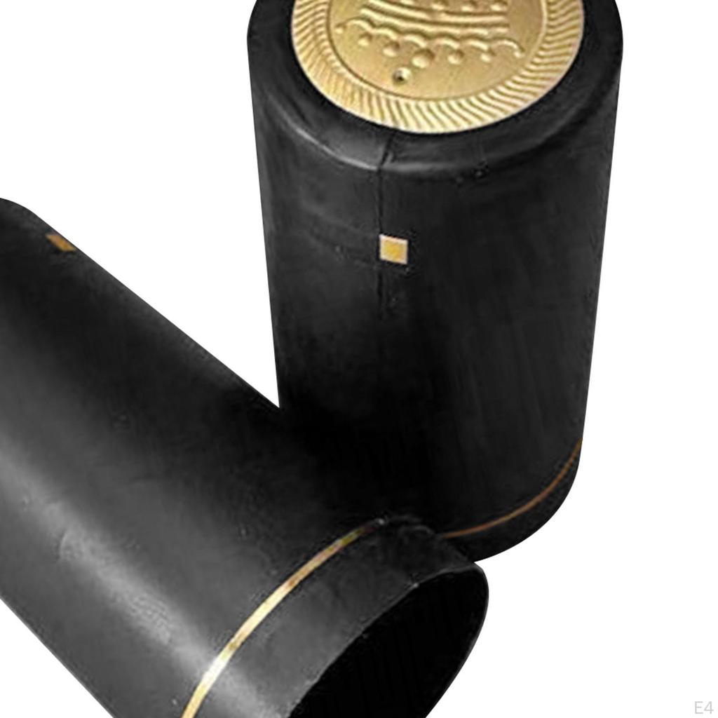 100 Pieces Bottle Heat Shrink Ules Top Covers Wrap