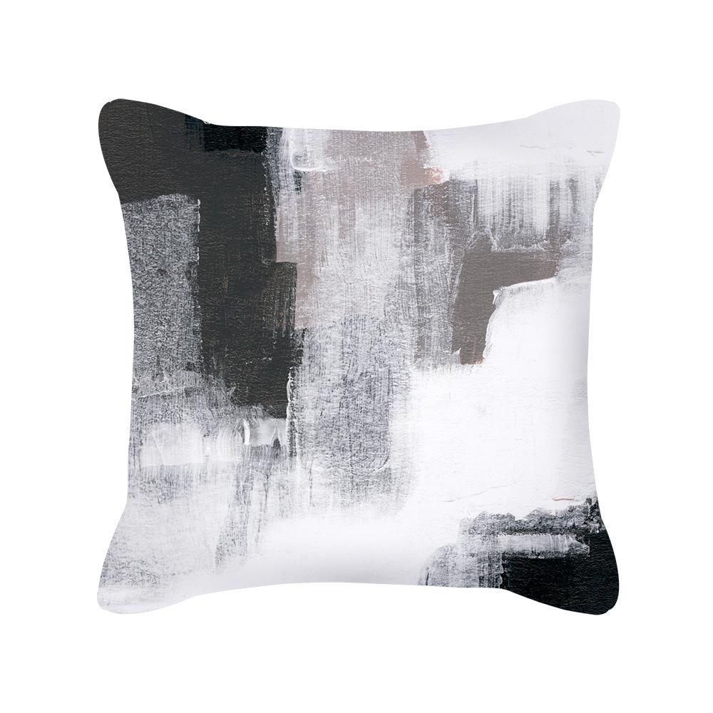 Pillow Nordic Abstract Decoration Home Sofa Bedside Cushion Cover Plush Pillow Cover