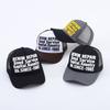 American Letter Print Truck Hat Summer Embroidery Sunshade Baseball Cap Street Trend Mesh Cap Cap