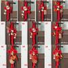 Traditional Handcrafted New Year Decoration DIY Lucky Charm Swastika Knot Pendant Hanging Design Chinese Knot Ornaments