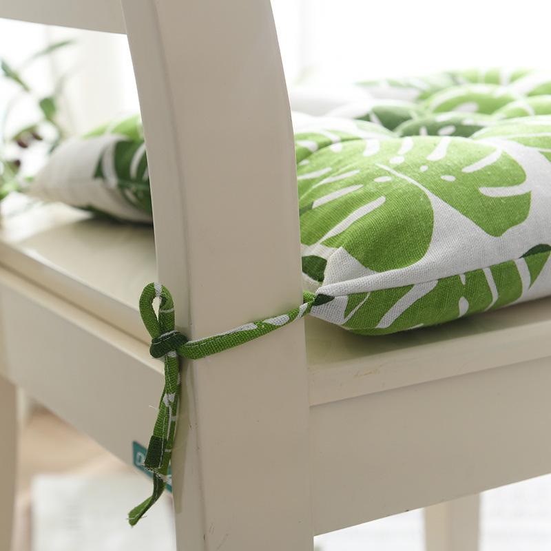 Thickened Cotton Linen Square Cushion for Office, Dining, or Student Chairs