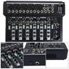 Professional 7 Channel Dual LED Display Low Noise Stage Mixer