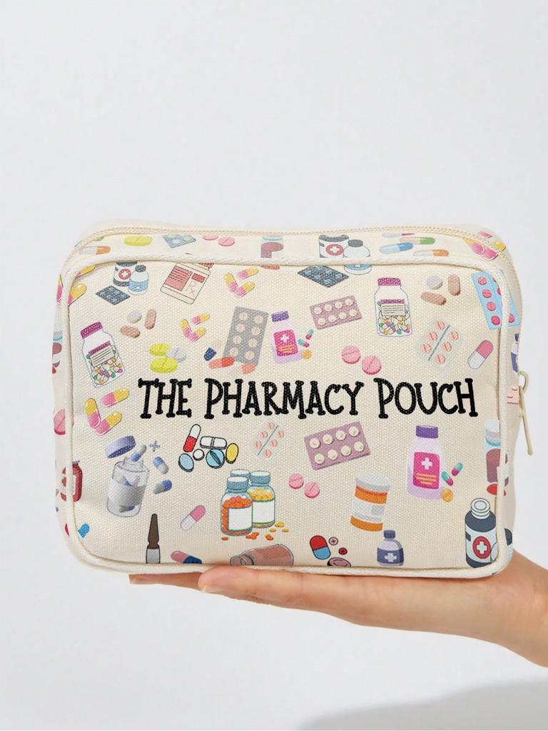 1PC Large Capacity Medicine Bag Travel Portable Medical Bag Home Medicine Storage Bag Set Portable Outdoor First Aid Kit