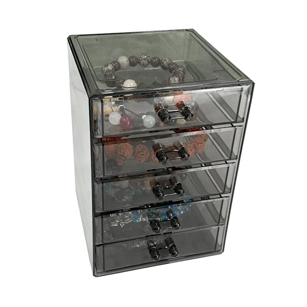 Jewelry Storage Box Jewelry Display Box Multi-drawer Jewelry Organizer Box Transparent Dust-proof Storage Display Case Bracelet S