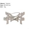 Outdoor Stove Rack Titanium Alcohol Cooking Bracket