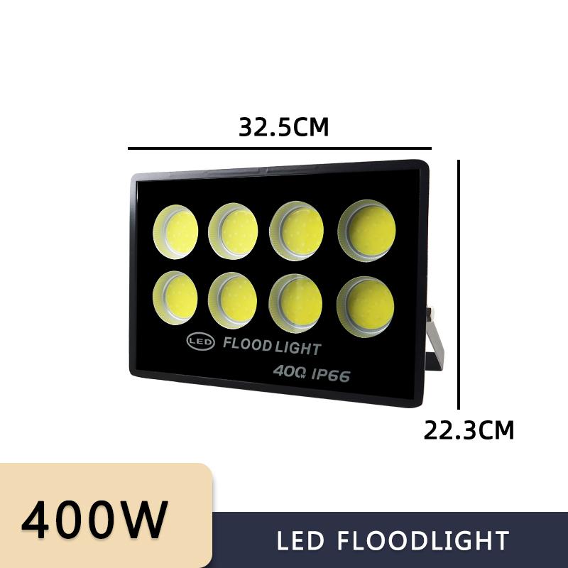 LED Flood Light IP66 Waterproof Outdoor Spotlight High Brightness COB Floodlight AC185-265V Garden Yard Stadium Street Lighting Lamp