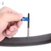 1pc 4 IN 1 Portable Repair Bicycle Valve Tools Valve Core Wrench Road Bike Disassembly Installation Tool Removal Parts Blue