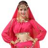 Women Belly Dance Costume Belly Dance Outfits Belly Dance Coins Tops Belly Dancing Crop Top for Halloween Party Stage