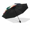 1pc Fruit Fusion Automatic Open/Close Folding Umbrella - Compact 8-Rib Design, Daily Use, Perfect Gift for Friends & Family yy260327068