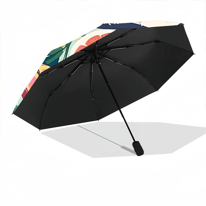 1pc Fruit Fusion Automatic Open/Close Folding Umbrella - Compact 8-Rib Design, Daily Use, Perfect Gift for Friends & Family yy260327068