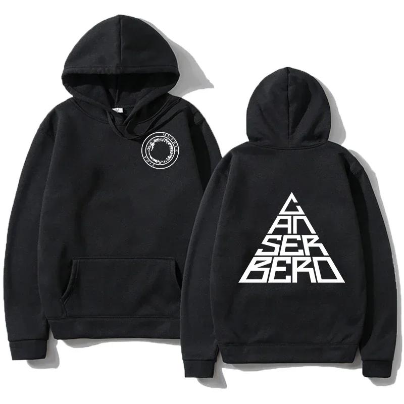Canserbero Hoodies Men Long Sleeve Hooded Sweatshirts Cool Casual Streetwear Y2K Street Fashion Pullover Fleece Winter Hoodie