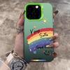 Applicable to Apple 11 mobile phone case iphone11plus new 11promax cute 11 fresh rainbow smile