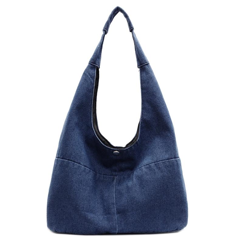 Classic Denim Hobo Bag – Stylish & Durable Shoulder Tote for Women, Perfect for Everyday Use