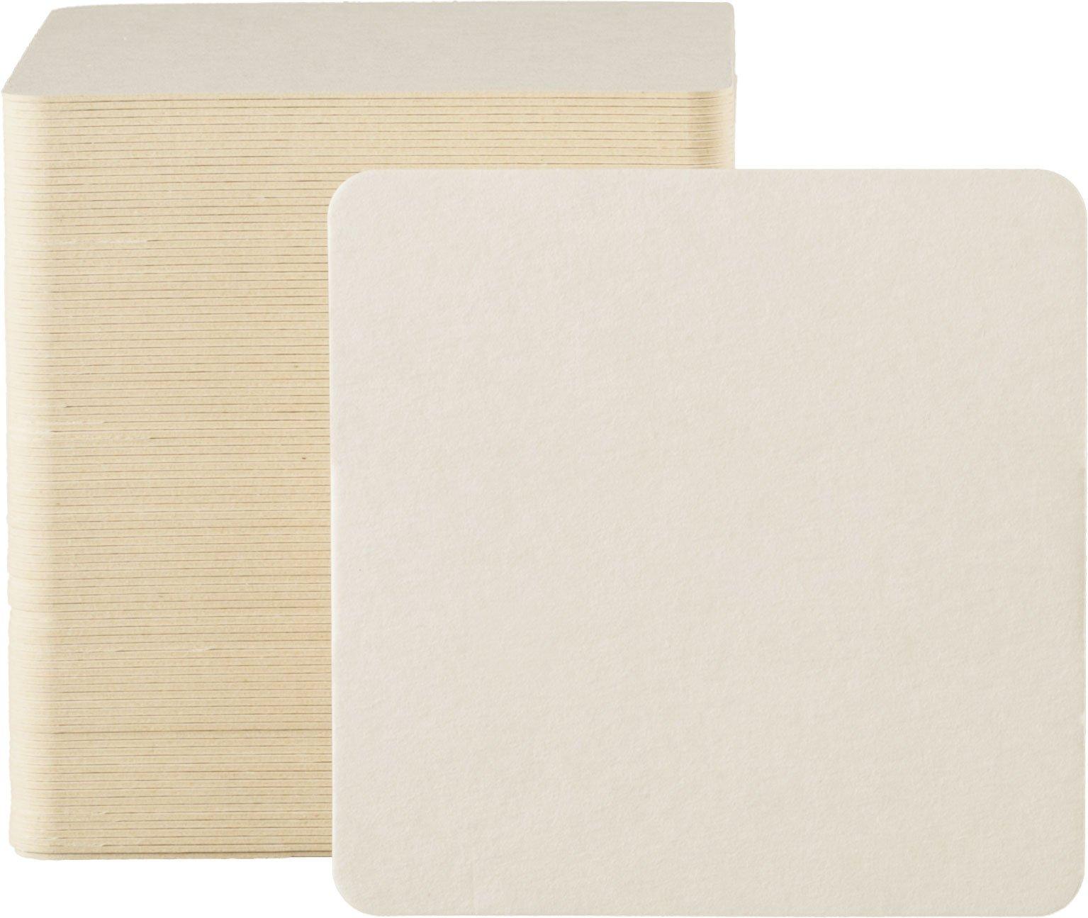 

Matsuyama Paper Coasters Cream Rounded Corners sheets 90/1mm 1,000 вершковий