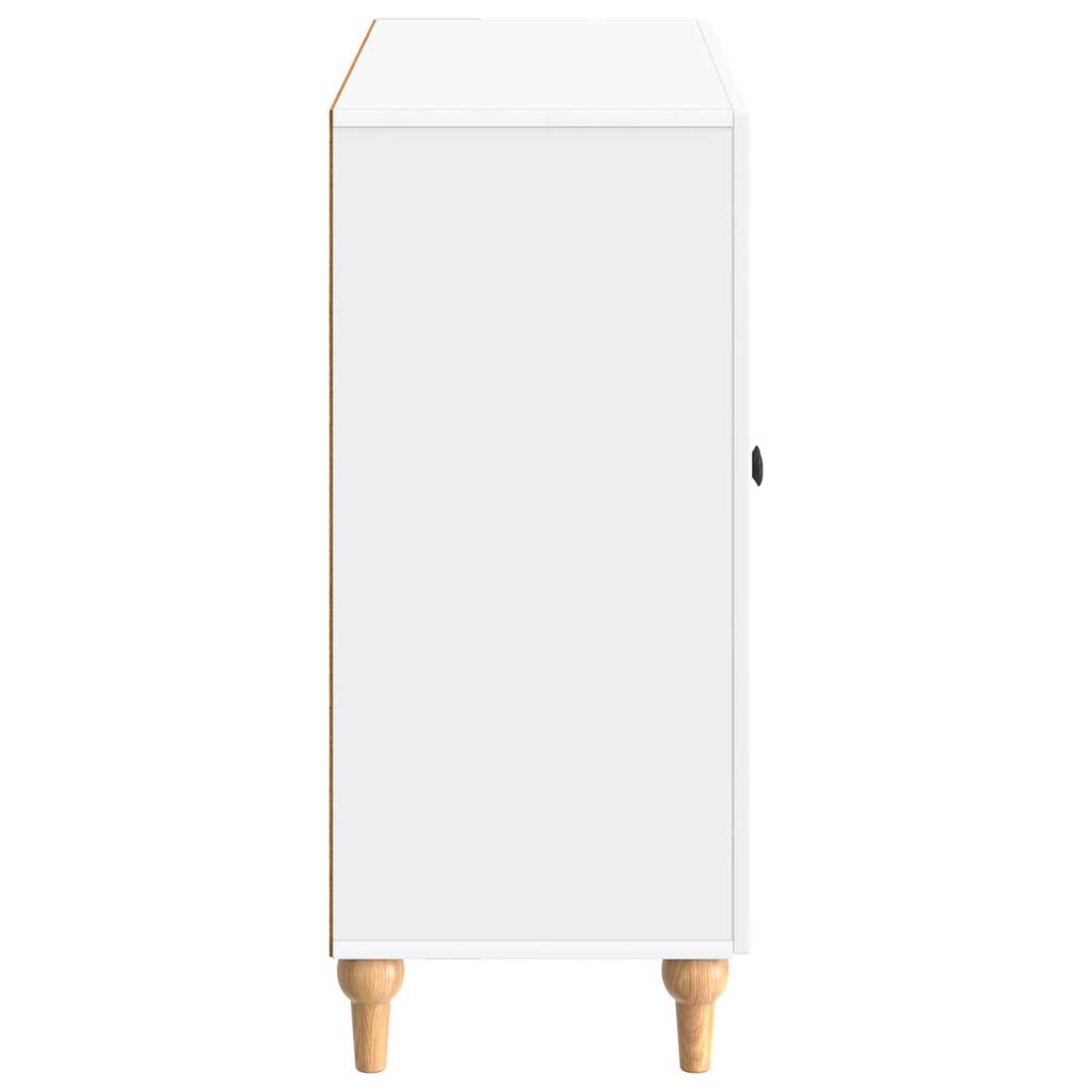 Sideboard White 89 x 34.5 x 80 cm Particle Board