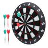 16.5in Safe Dartboard with 6 Dart Set Reusable for Leisure Entertainment Party Bar Games