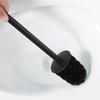 Stainless Steel Toilet Brush Holder Set Black Square Cleaning Tool Durable Vertical Toilet Brush Bathroom Cleaning Accessories