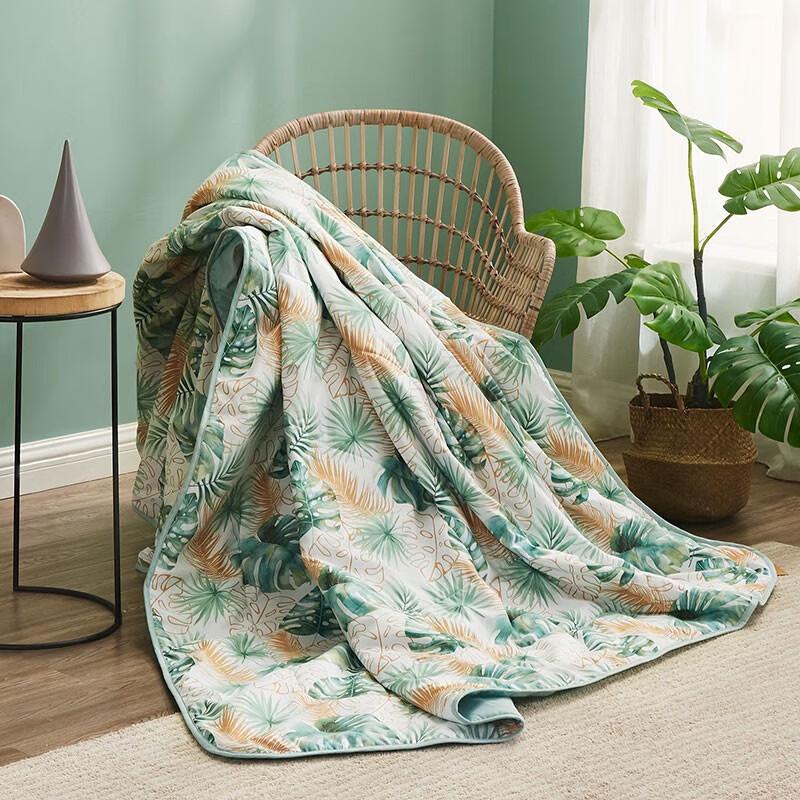 LUOLAI Fantasy Island Antibacterial Tussah Silk Summer Quilt