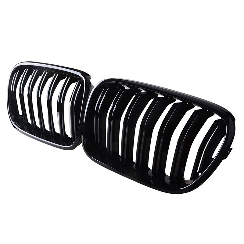 2 adet Fit BMW X4 F26 X3 F25 2010-2013 2014-2017 Araba Ön Tampon Yarış Izgara Böbrek Izgaraları Izgara Araba Styling