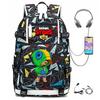 Rucsac Periferic Brawl Stars cu USB pentru Studenți, Călătorii în Aer Liber, Capacitate Mare, Sac de Alpinism