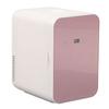 Mini Fridge Rose Gold 8L Digital Display Desktop Cooler Warmer with Vehicle Cable for Travel