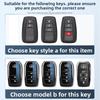 For Toyota Prius Camry Corolla Avalon CHR RAV4 Land Cruiser Prado Silicone Car Key Cover Accessories Rubber Case Protector Shell