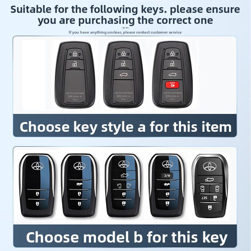 For Toyota Prius Camry Corolla Avalon CHR RAV4 Land Cruiser Prado Silicone Car Key Cover Accessories Rubber Case Protector Shell