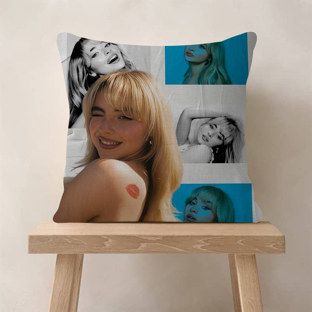 Fashion Singer SSabrina CCarpenter Pillow Cover Sofa Cushion Cover Home Room Decoration Children Gift