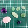 [Used] Amethyst, jade, green garnet, sapphire, conch shell loose stones/j25-2