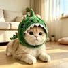 Süßer Dinosaurier-Katzen-Kostümhut - Cartoon-Tierkopfschmuck Haustier-Verkleidungs-Party-Fotografie-Accessoire