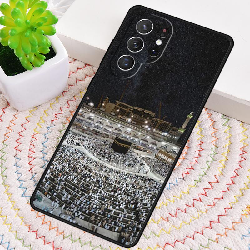 Islamic Muslim Pilgrims in Mecca Silicone Phone Case For Samsung Galaxy note 10 pro S26 S25 S24 S23 S22 S21 Plus Ultra Cover