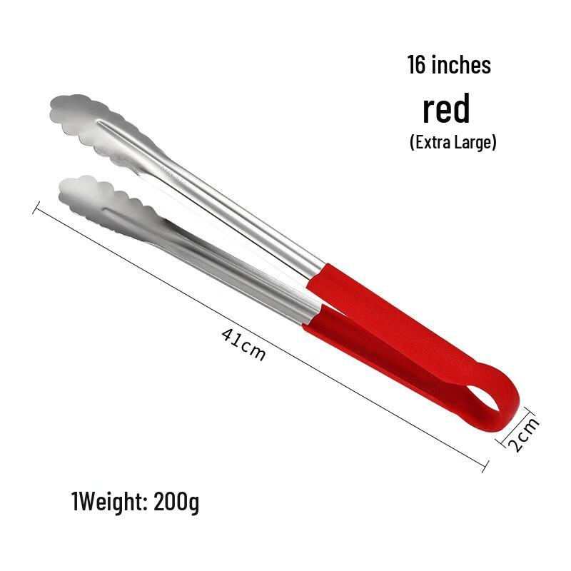 Naijiang 304 Stainless Steel Thickened Food Tongs