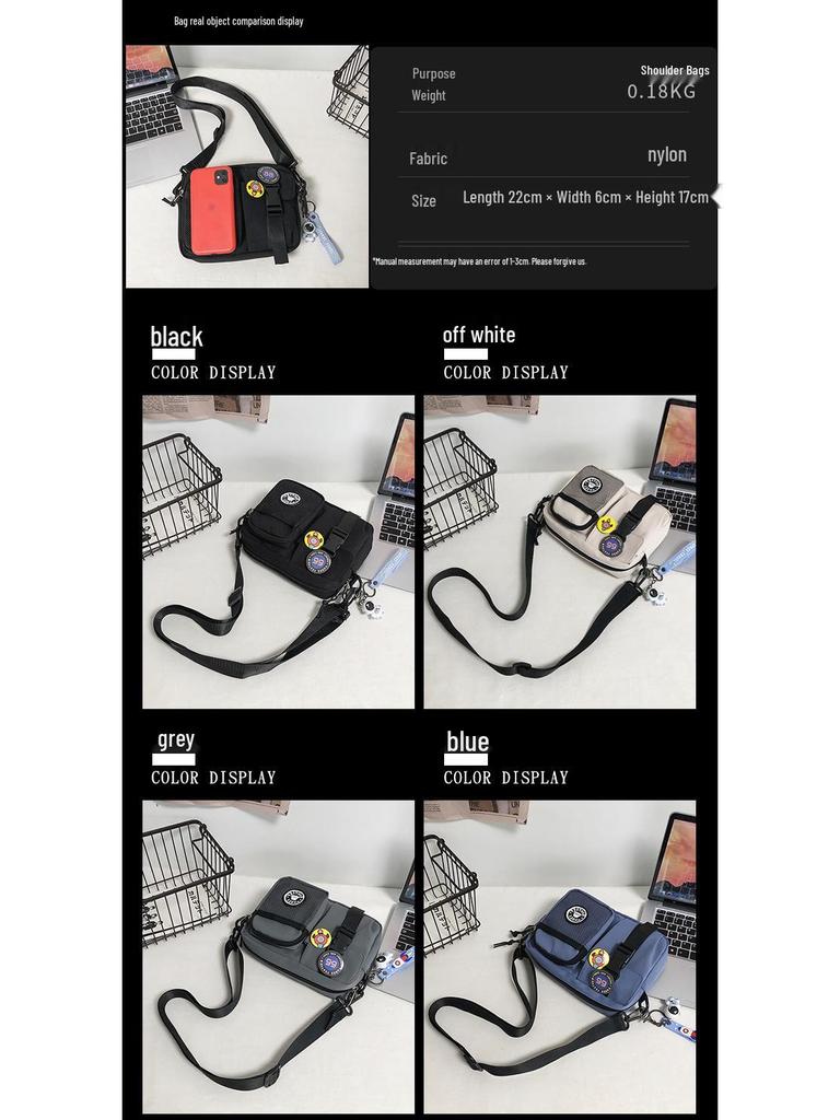 Lässige Harajuku Style Damen Umhängetasche - Trendige 2025 Einzel Schulter Sport Handy Tasche