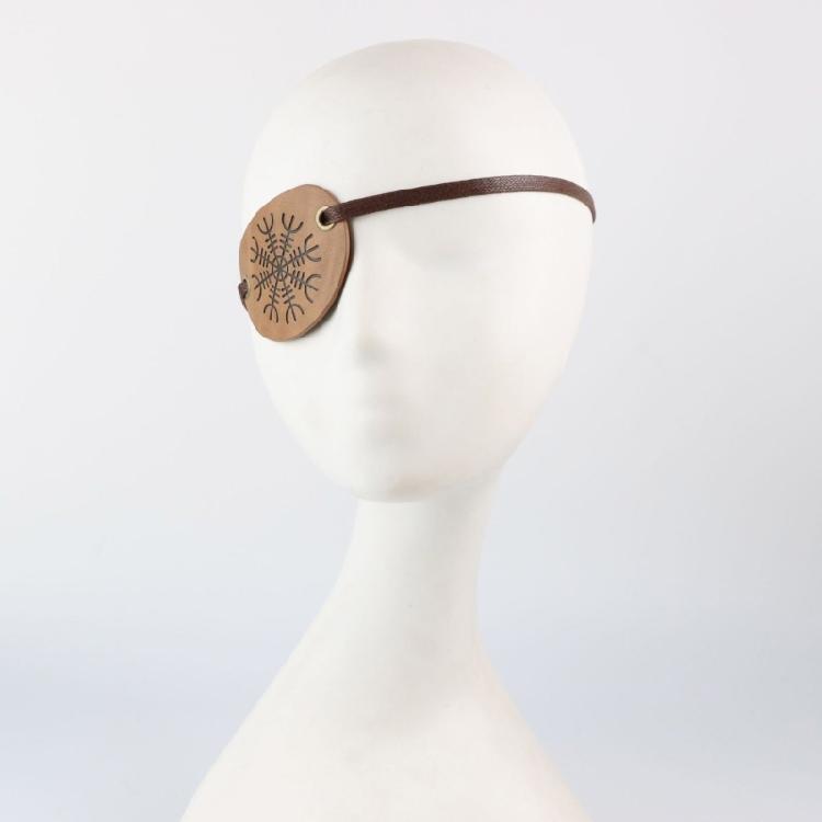 Medieval Knight Pirate Eye Patches Pu Leather Pirate Eyepatch Eye Mask Renaissance Costume Halloween Cosplay Costumes