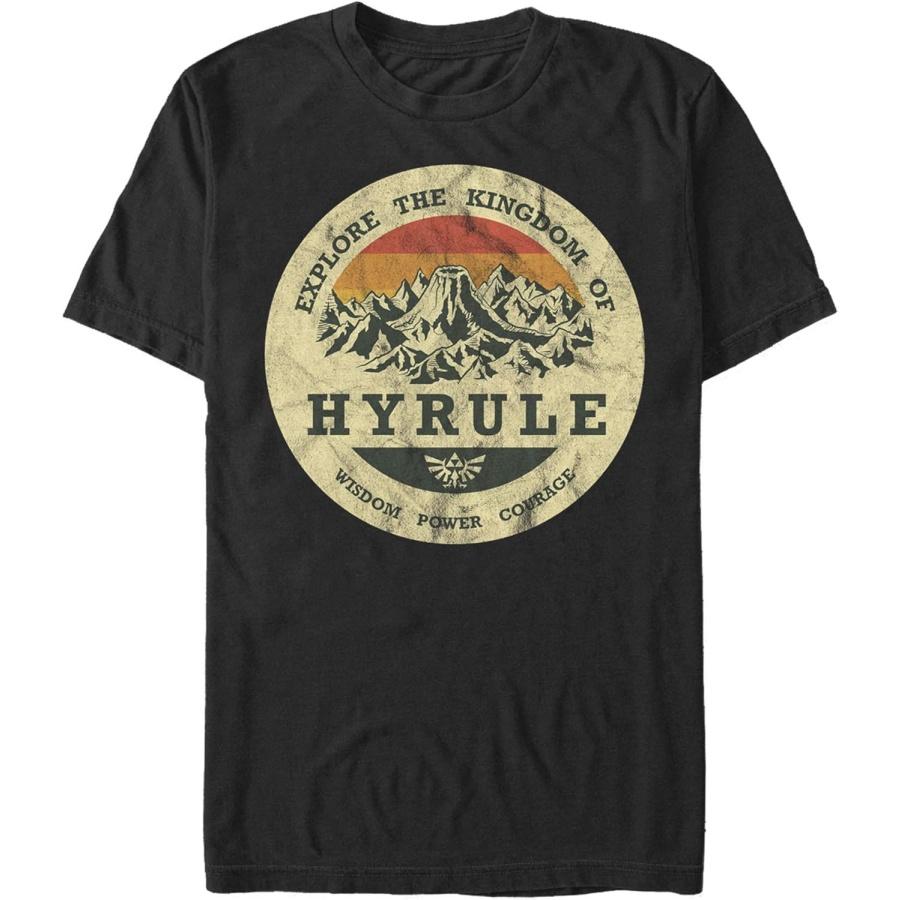 

Fifth Sun Men s Nintendo Legend of Zelda Explore Hyrule T-Shirt XXXXXL чорний
