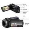 4K HD Handheld Camcorder with Image Stabilization for Outdoor Sports and DV Shooting